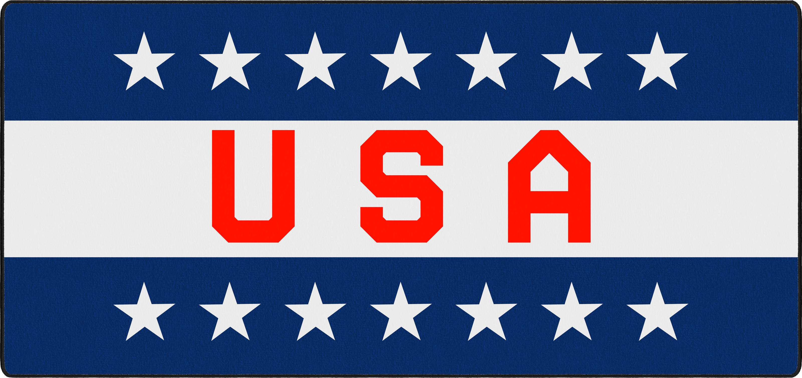 Star Spangled Banner mousepad thumbnail, Navy Blue, Large/XXL