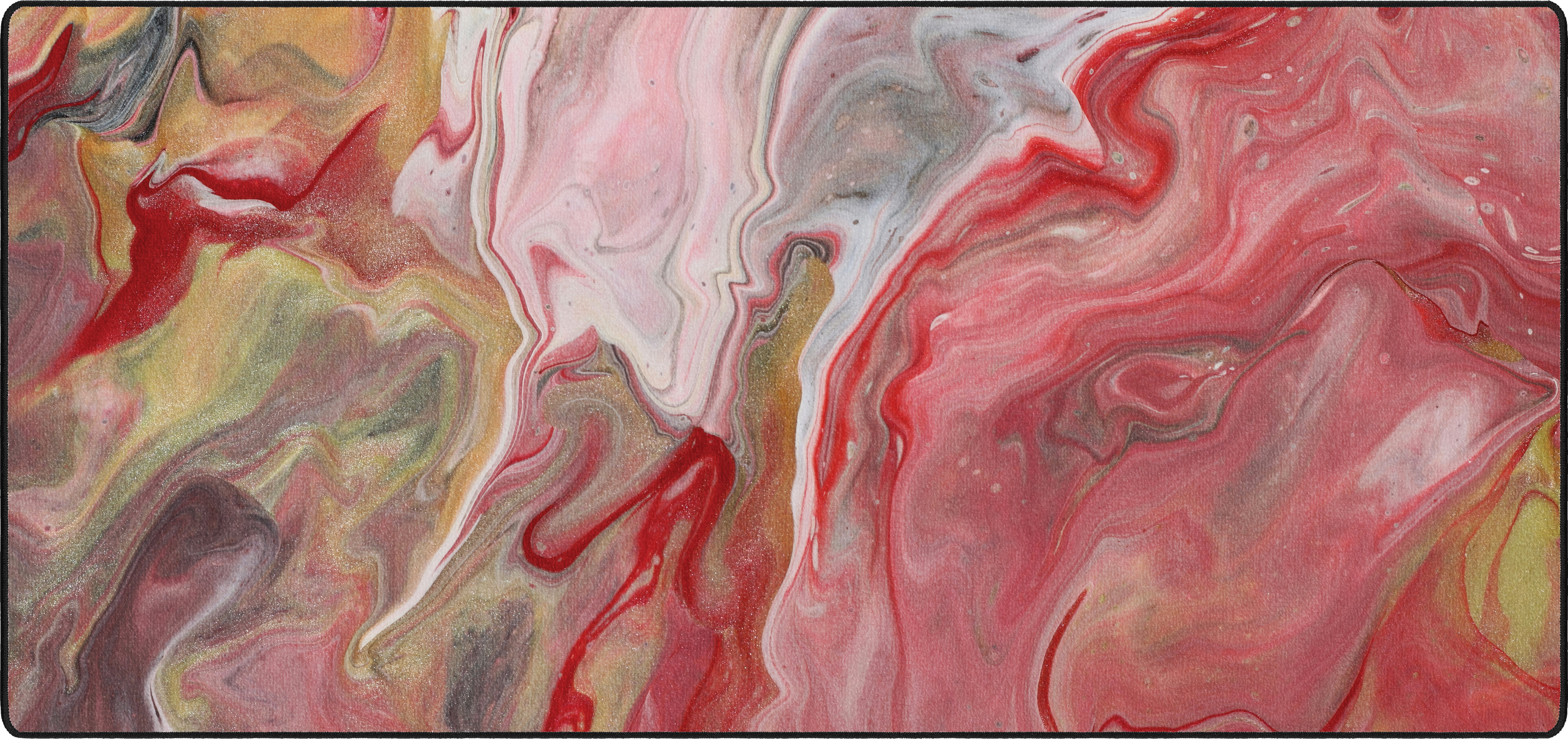 Strata Geo mousepad thumbnail, Pink, Large/XXL