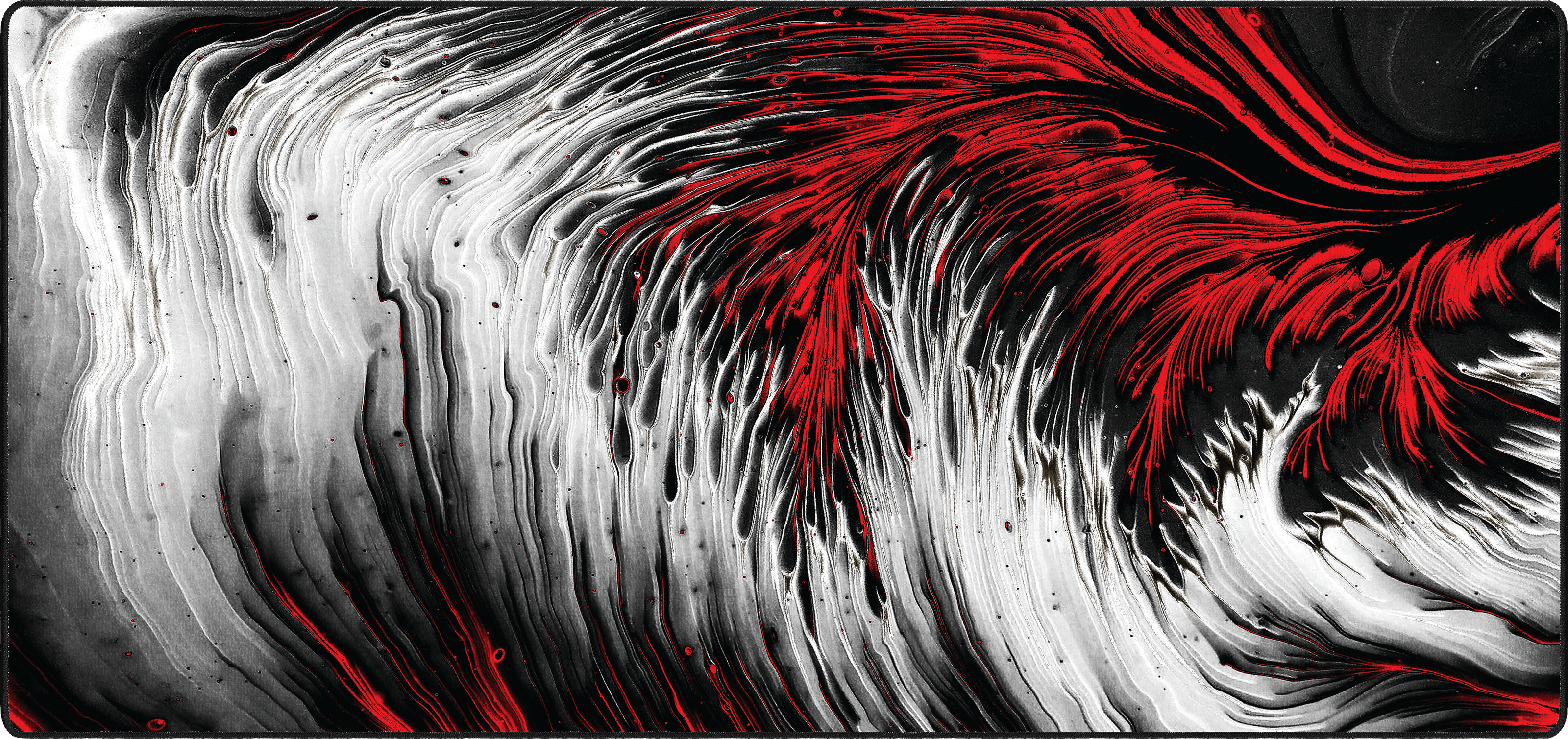Strata Magma mousepad thumbnail, Red & Black, Large/XXL