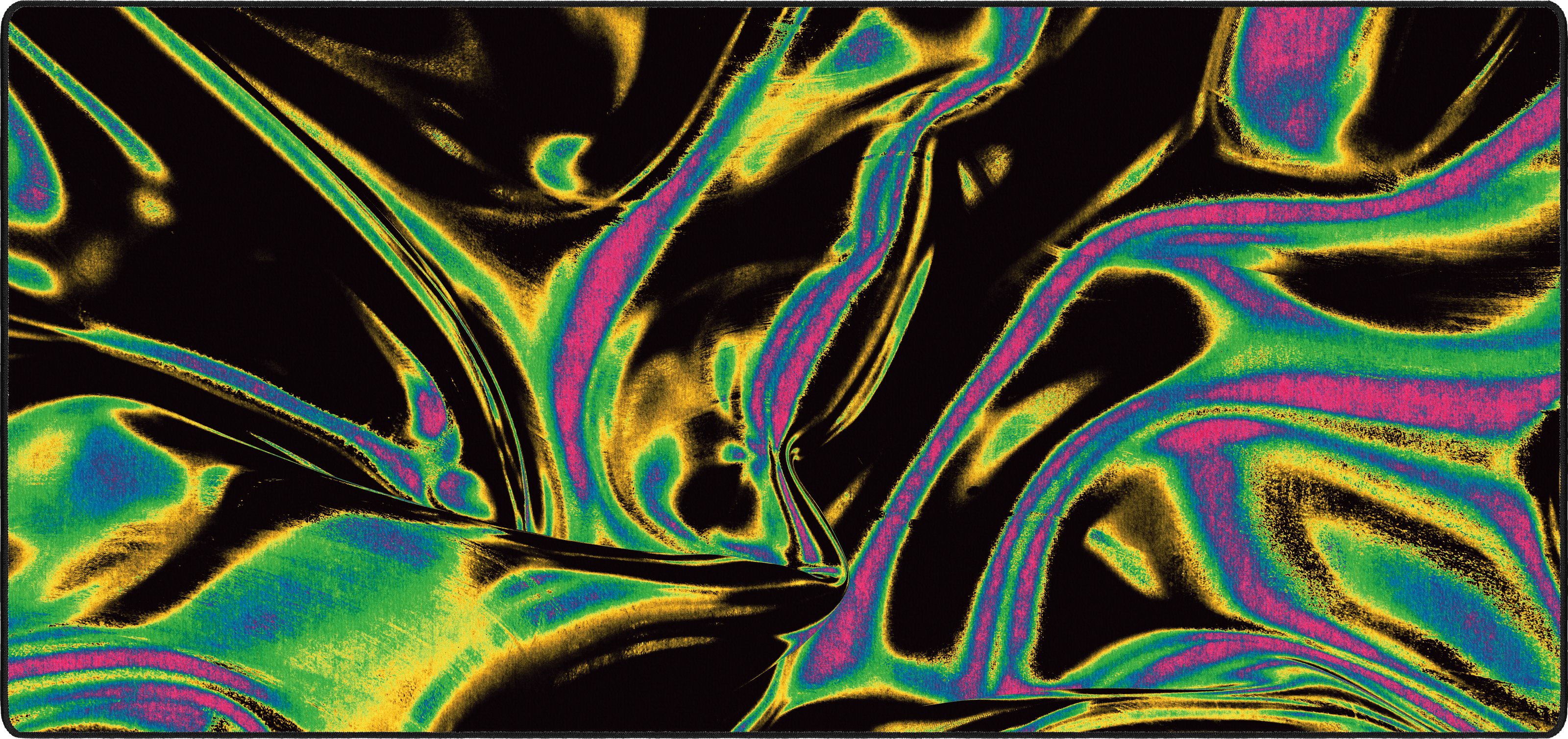 Strata Ripple mousepad thumbnail, Yellow, Large/XXL
