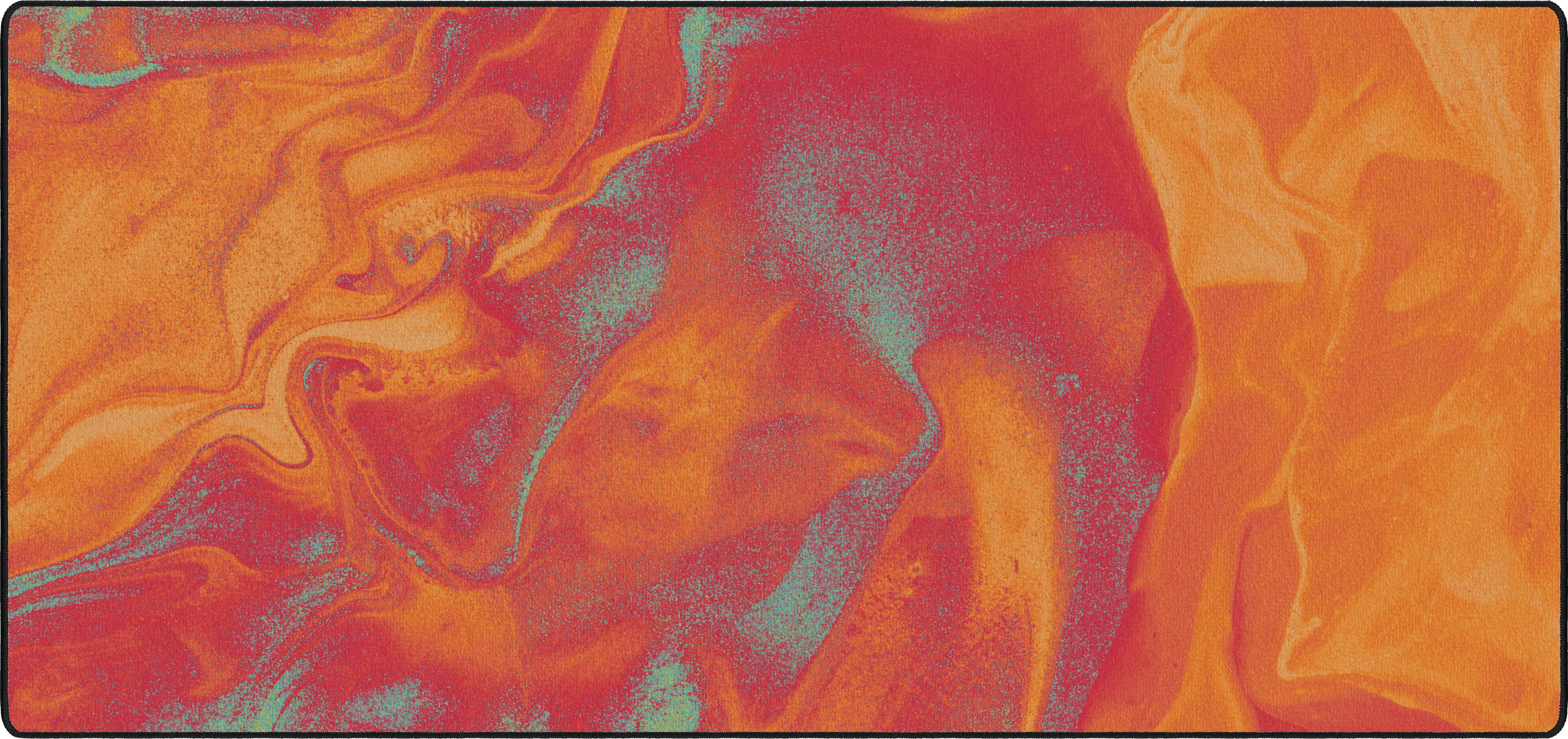 Strata Smoke mousepad thumbnail, Tangerine, Large/XXL