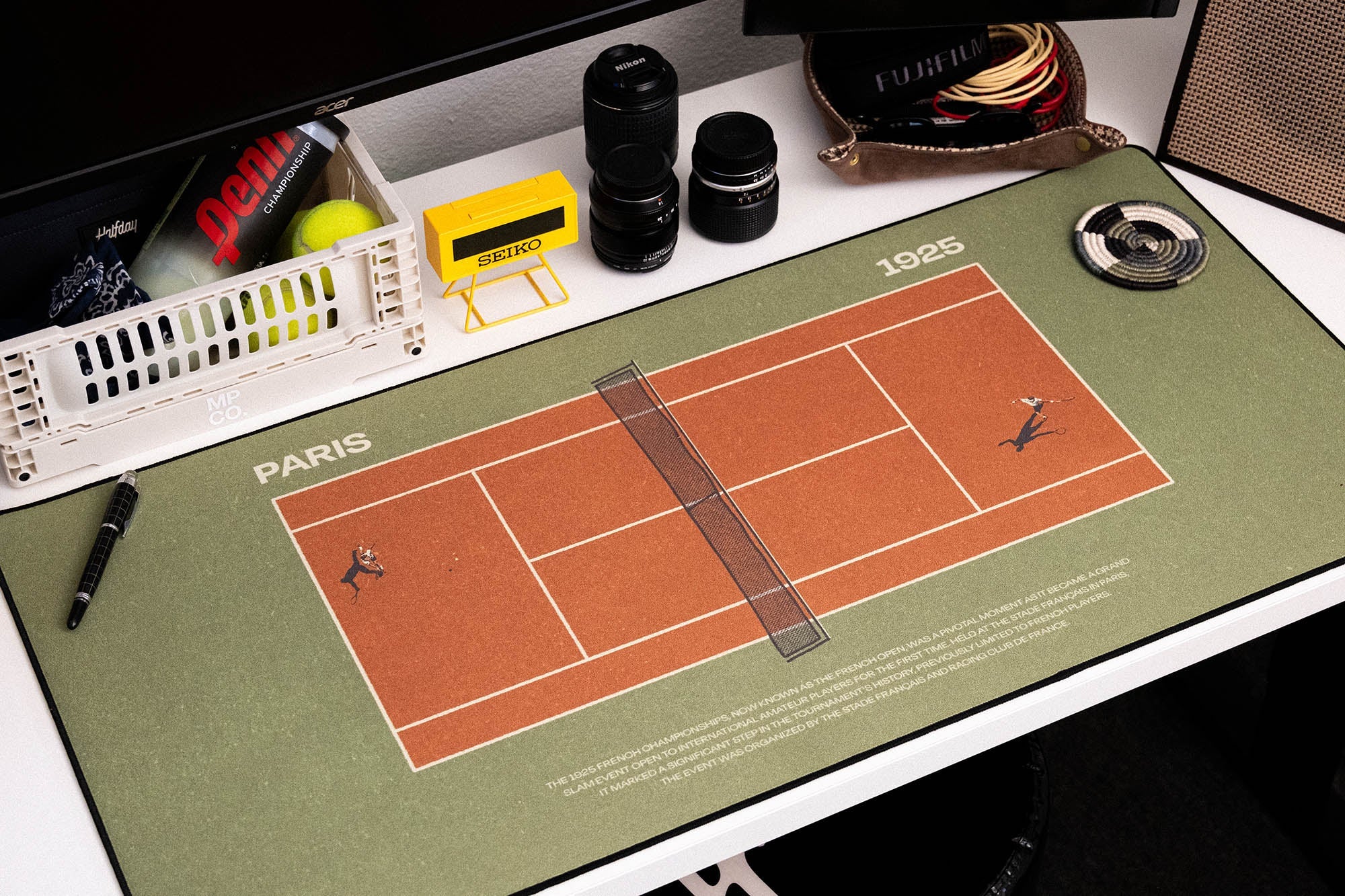 The French Open - Original desk setup
