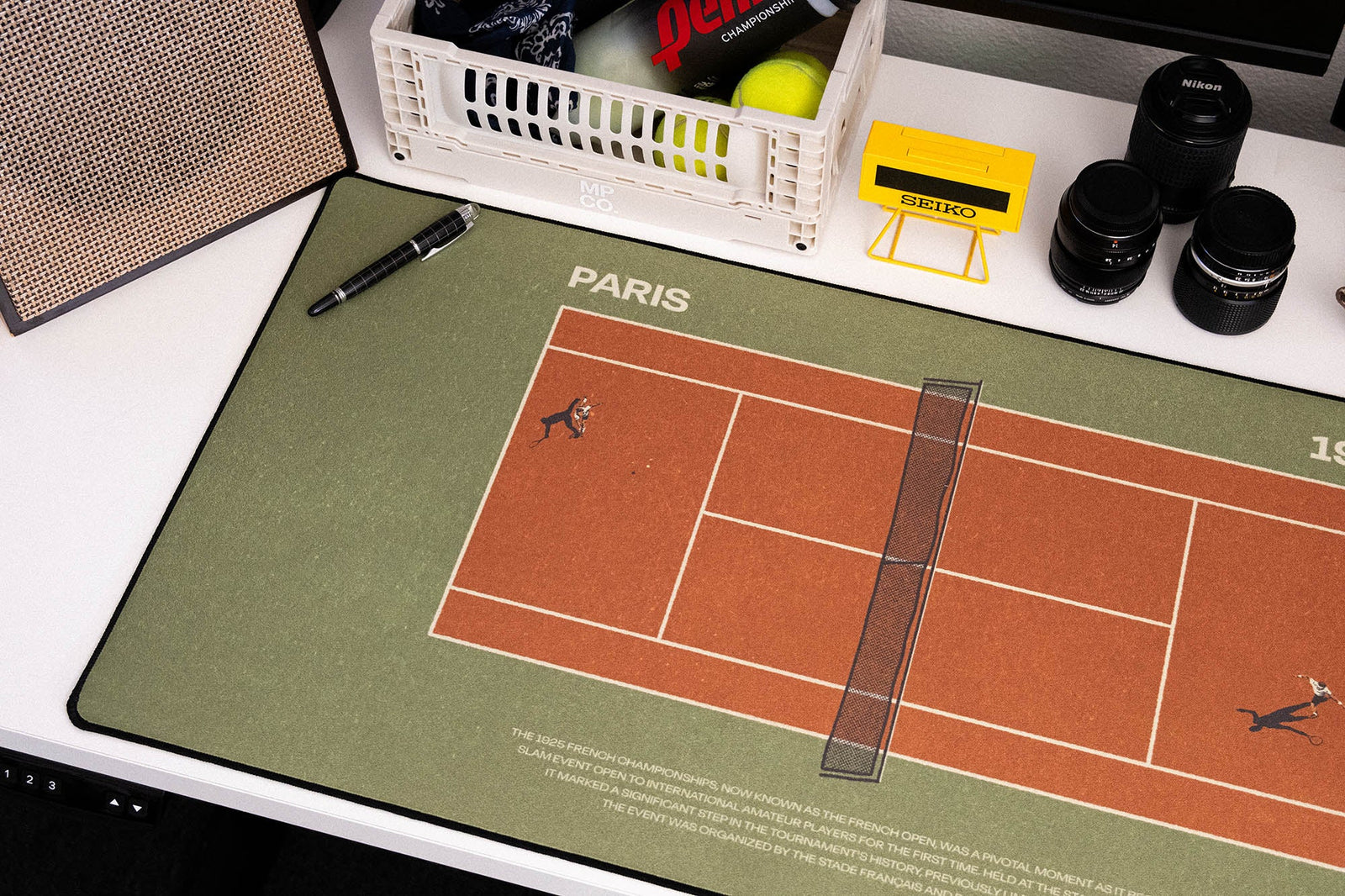 The French Open - Original desk setup