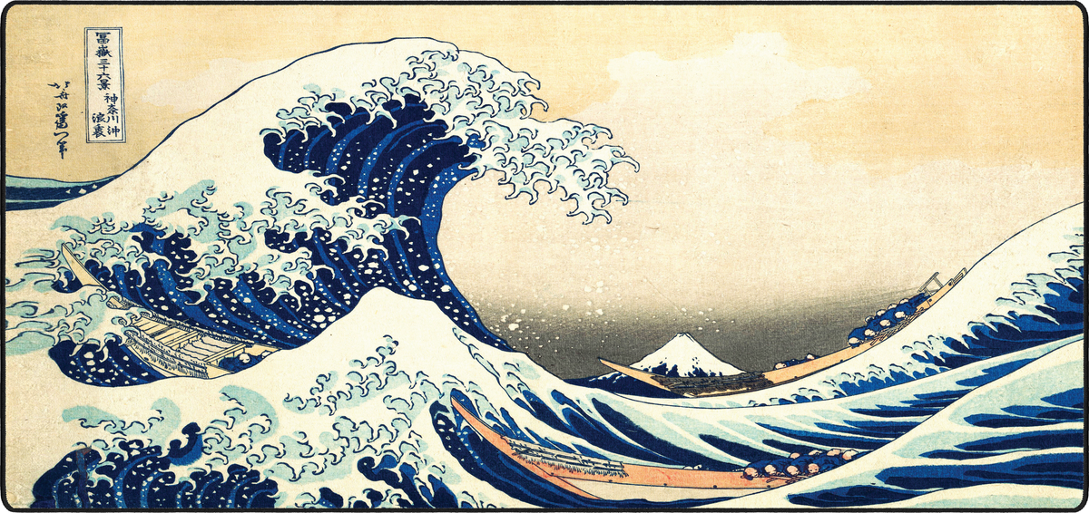 The Great Wave off Kanagawa, by Hokusai