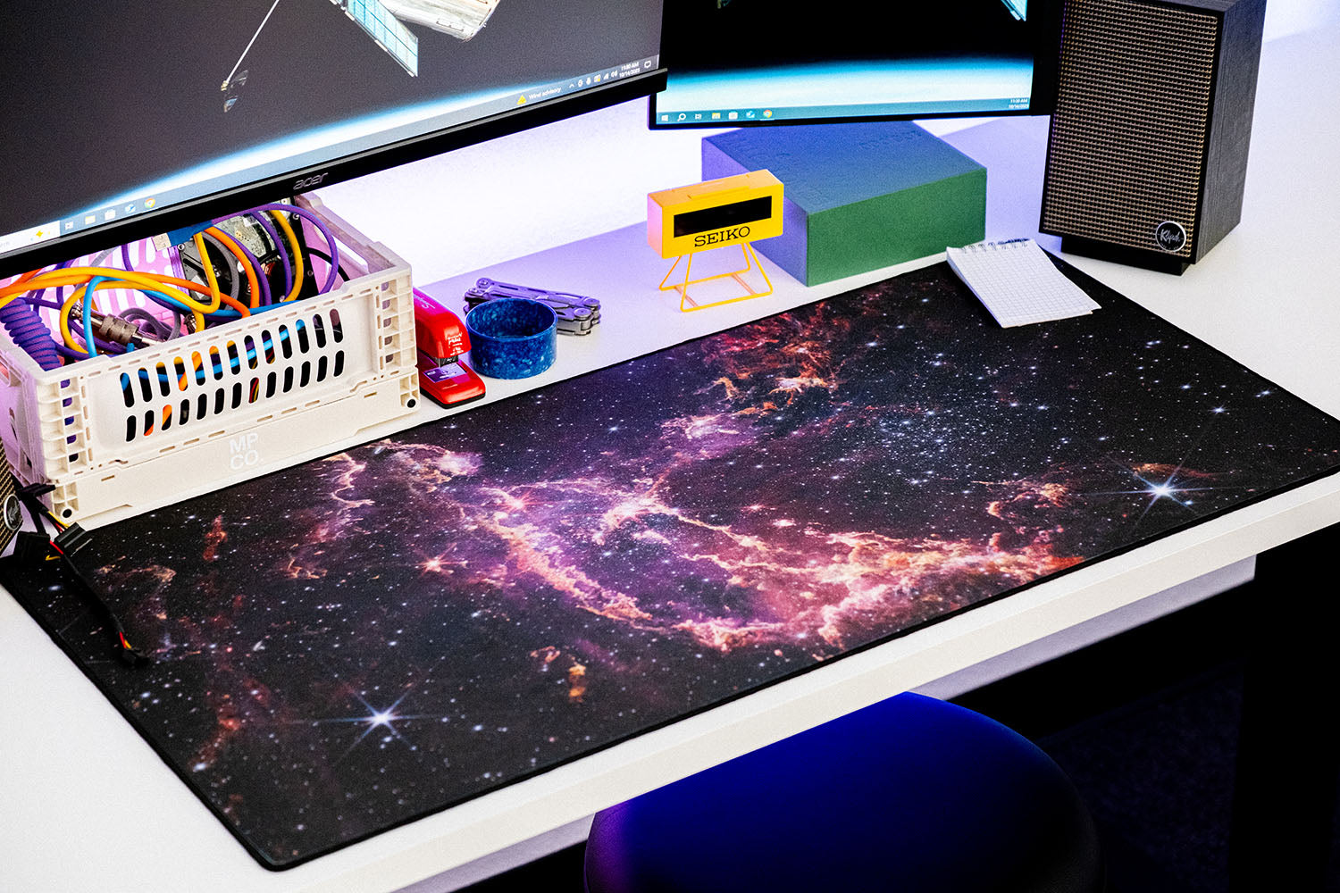 The Purple Stellar Nursery NGC 346 - Original desk setup