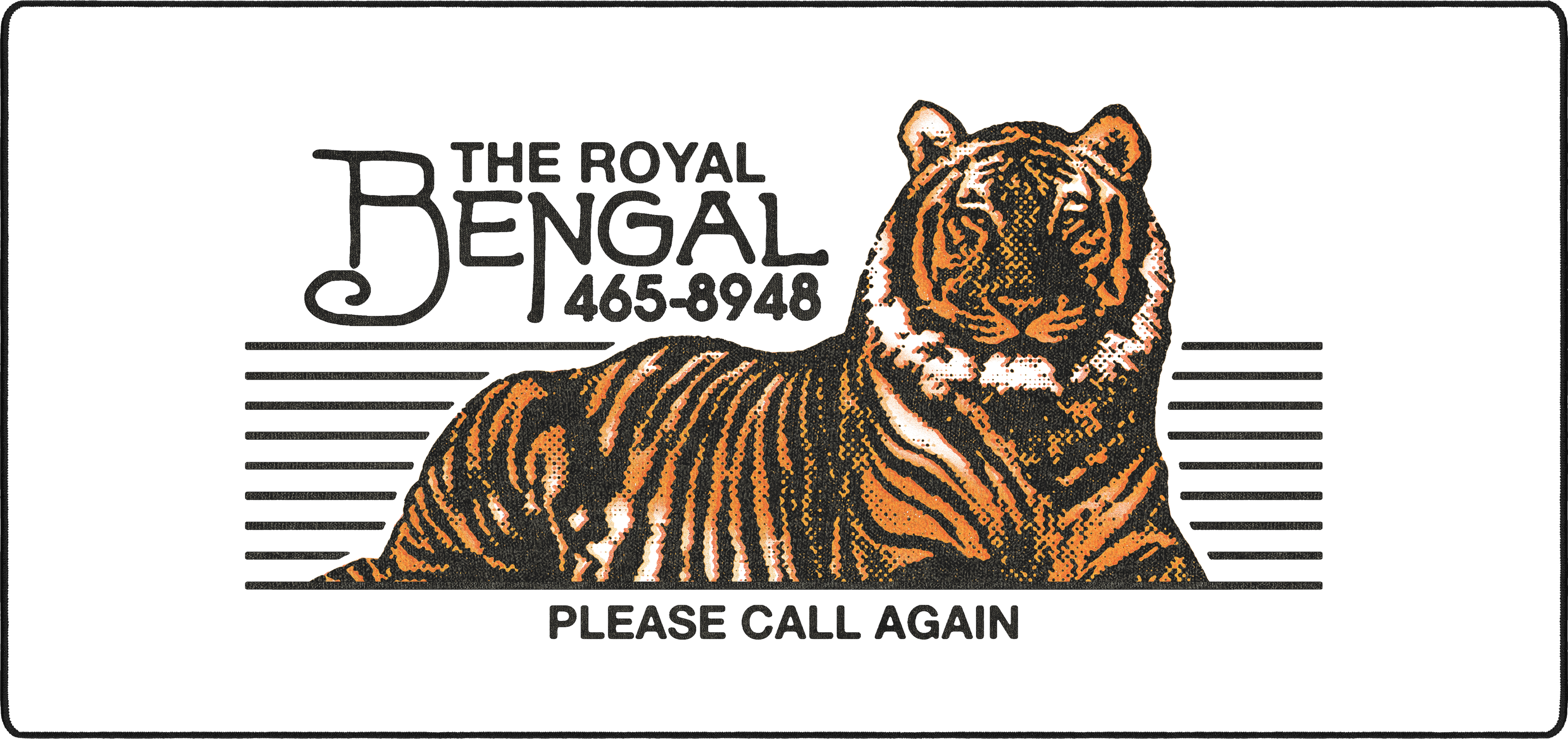 The Royal Bengal by OZGMX mousepad thumbnail, Original, Large/XXL