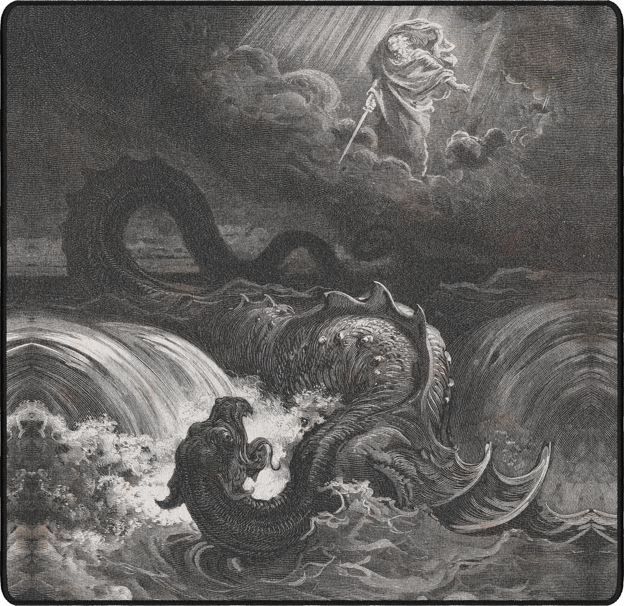 The Sea Serpent mousepad thumbnail, Original, Medium/Small