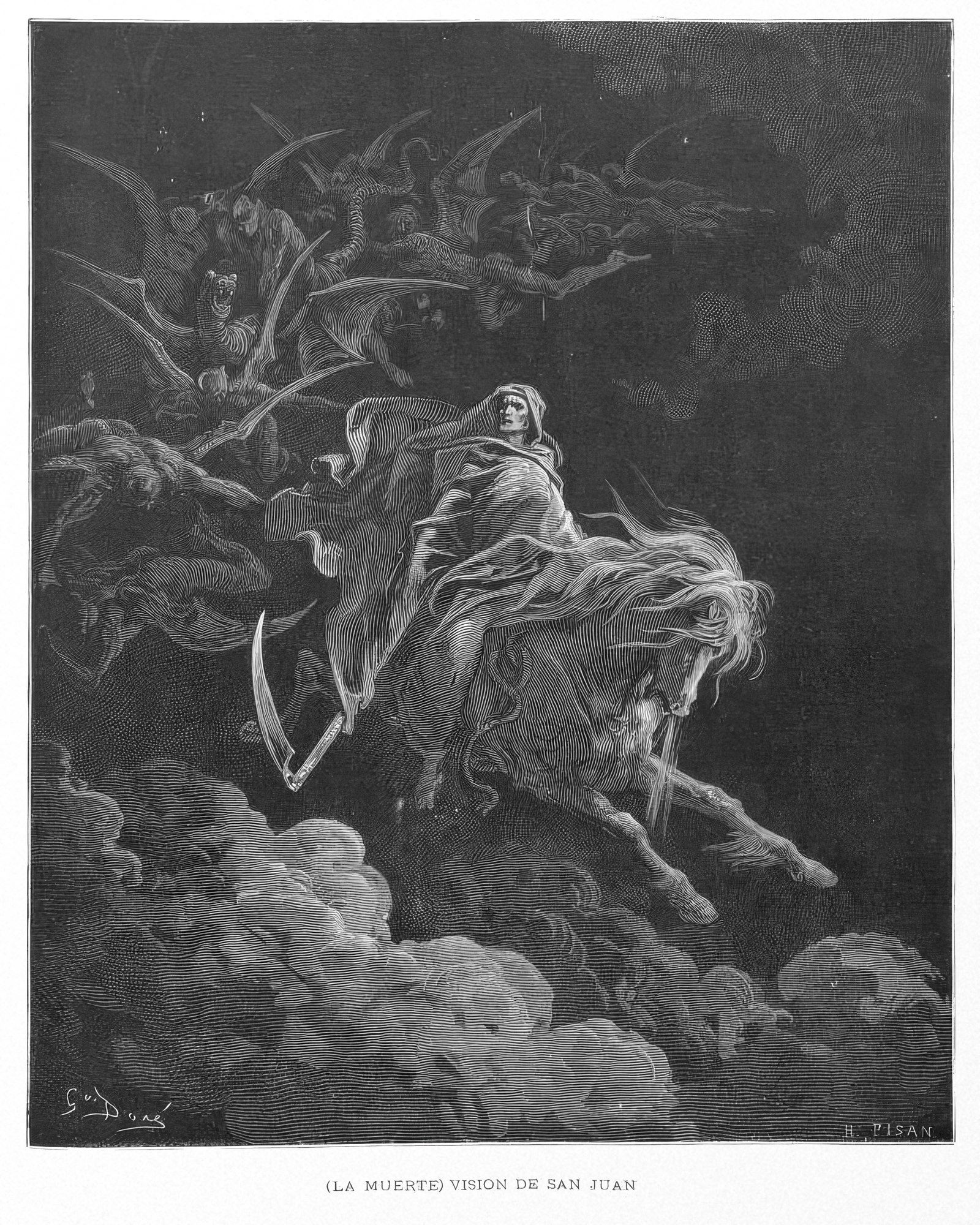 The Vision of St. John (Death on the Pale Horse), by Gustave Dore