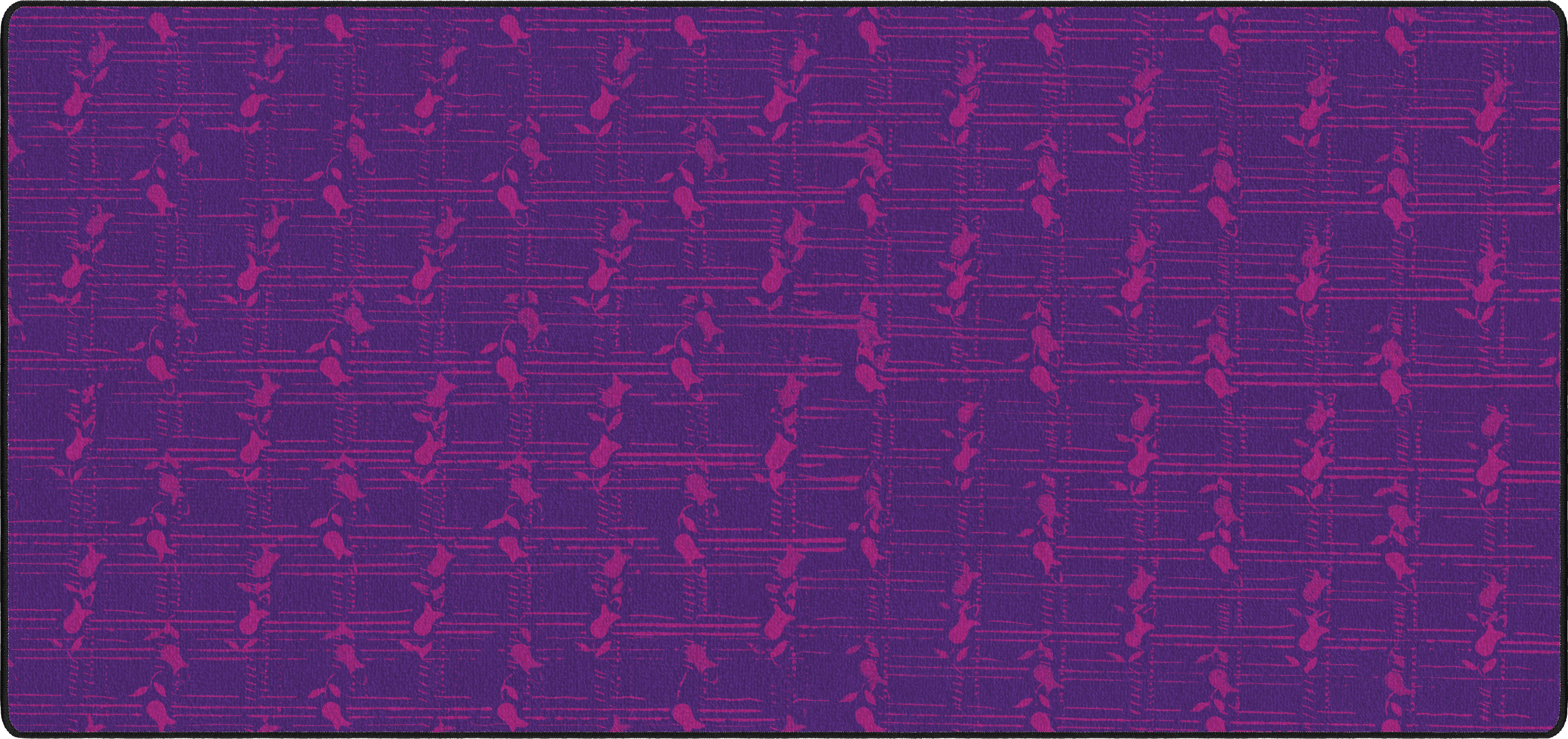 Through the Tulips mousepad thumbnail, Purple, Large/XXL
