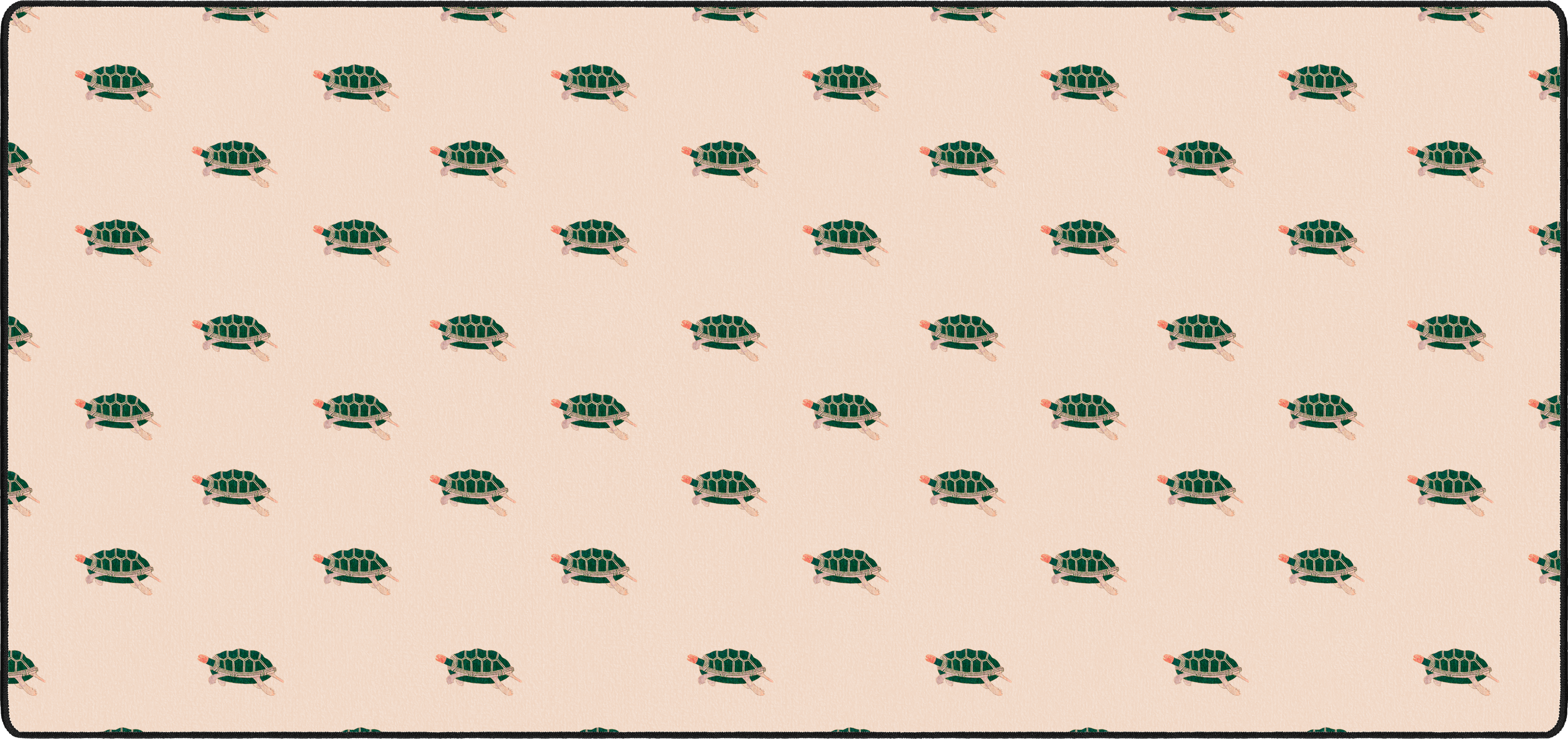Tiny Turtles mousepad thumbnail, Cream, Large/XXL