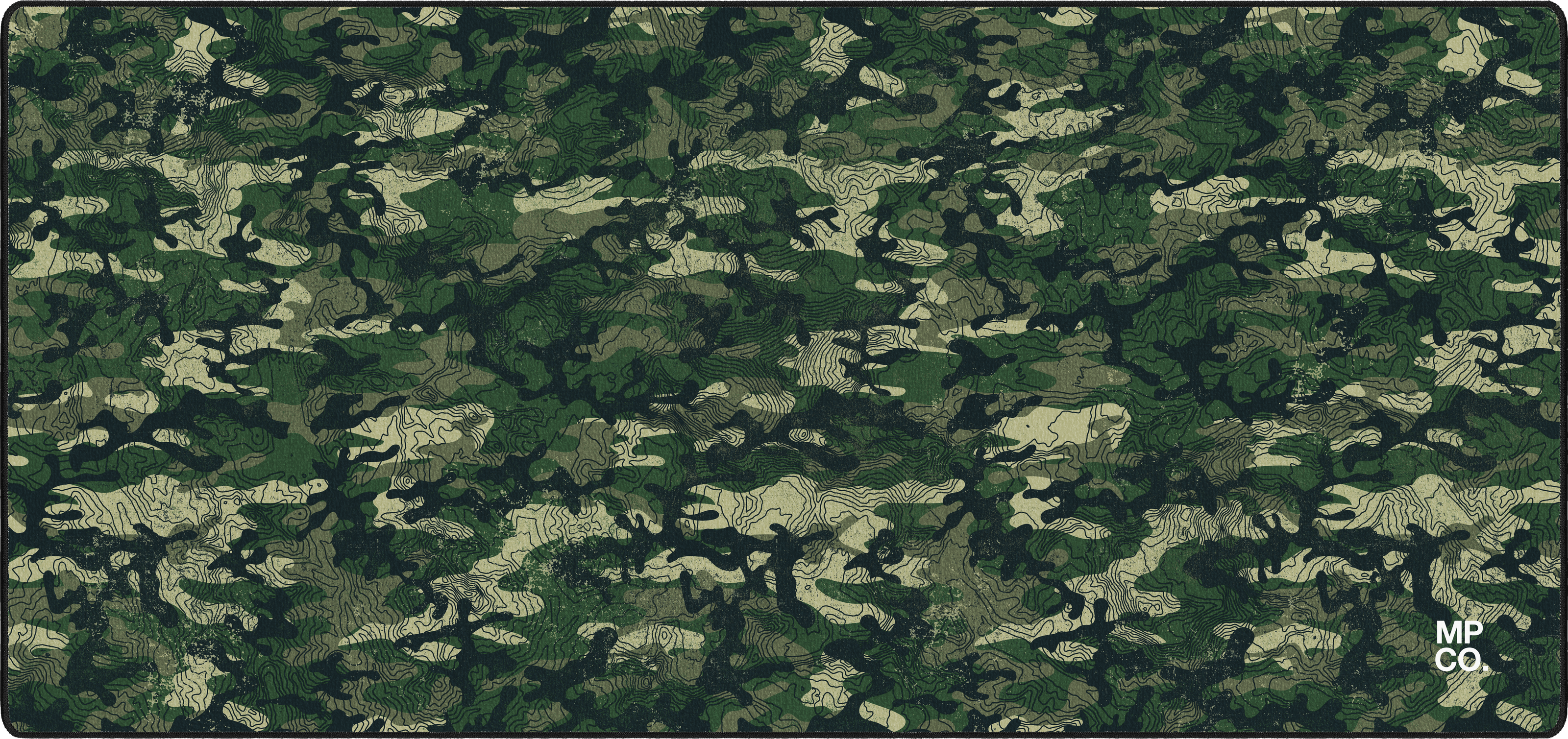Topographic Camo mousepad thumbnail, Green, Large/XXL