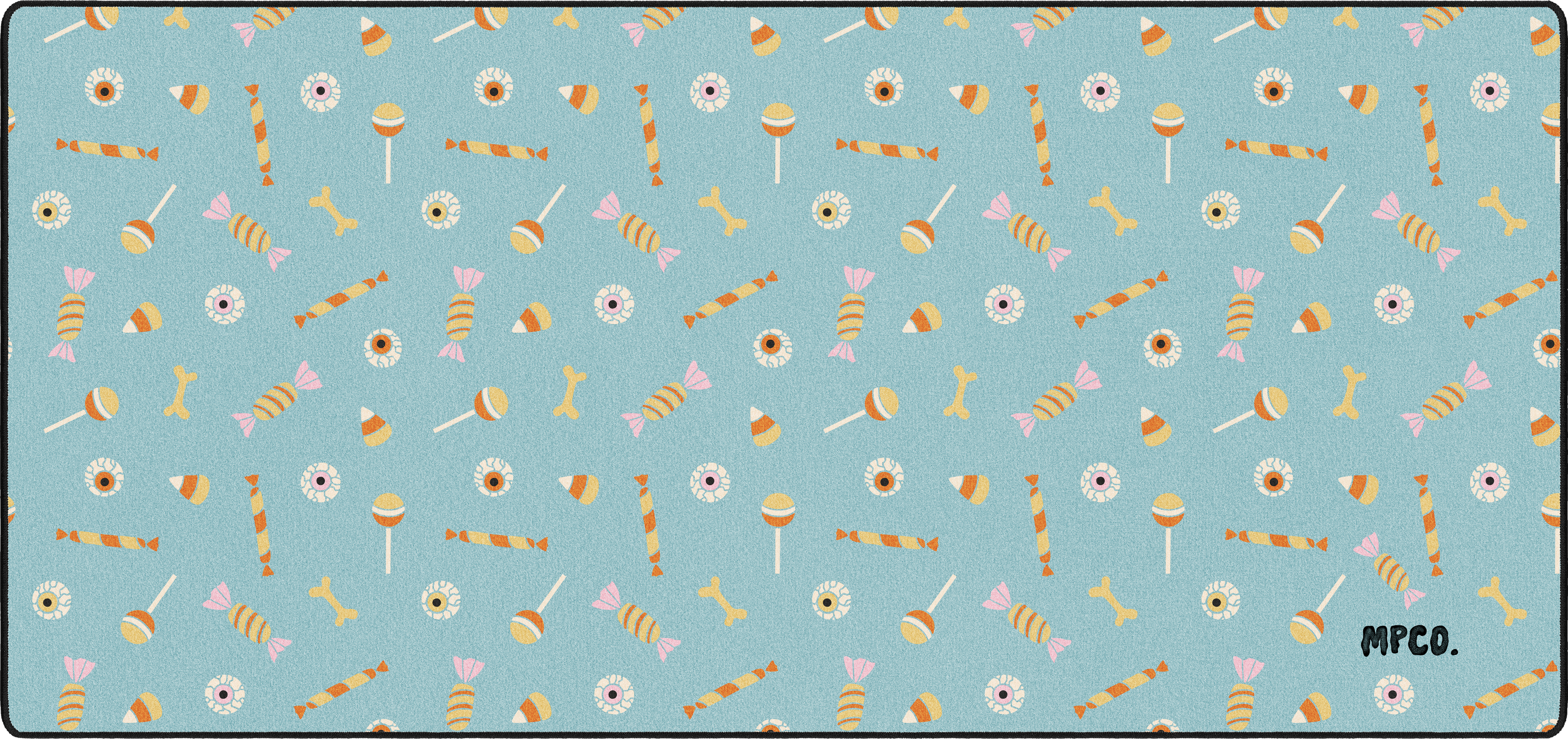 Trick or Treat trick-blu-lrg mousepad