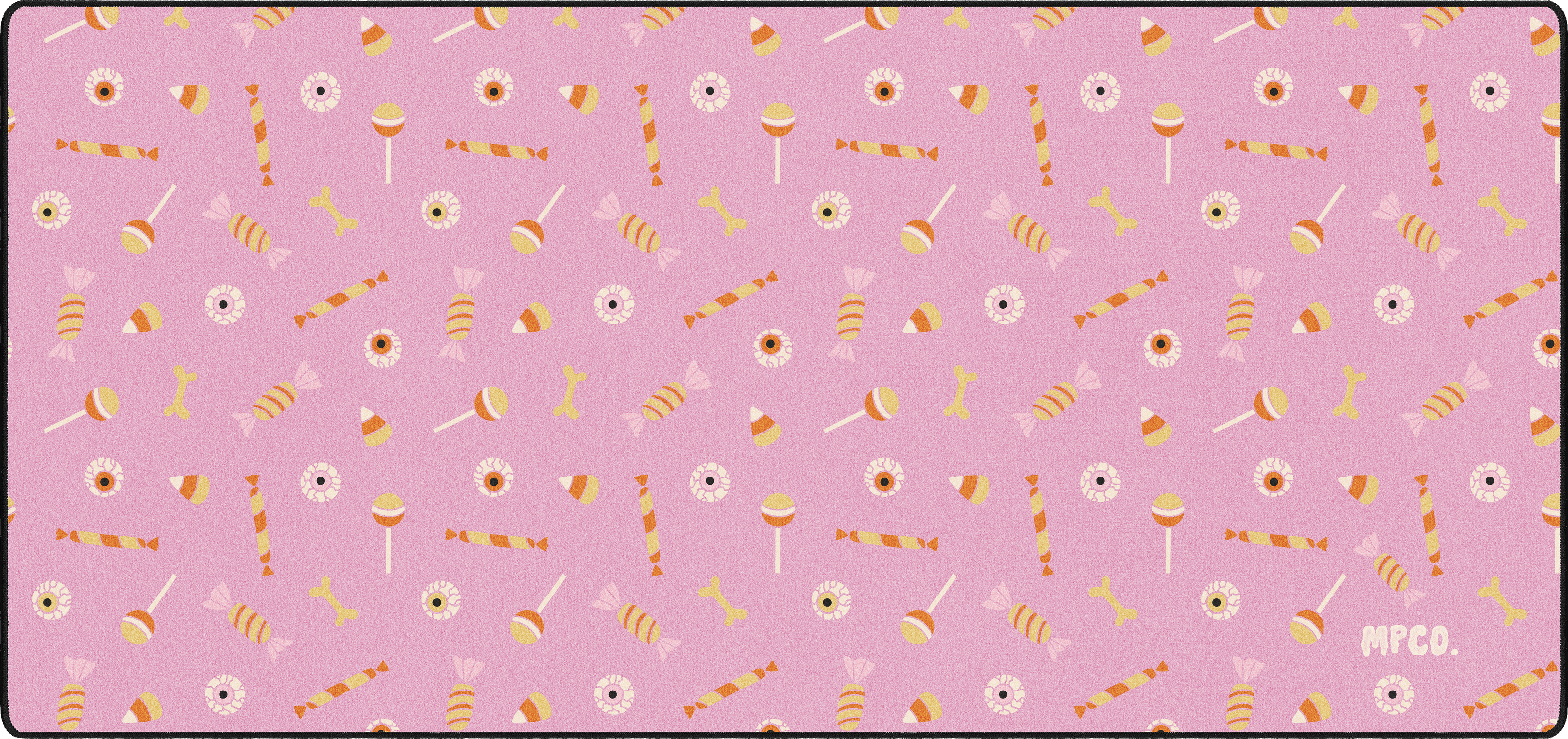 Trick or Treat trick-pnk-lrg mousepad
