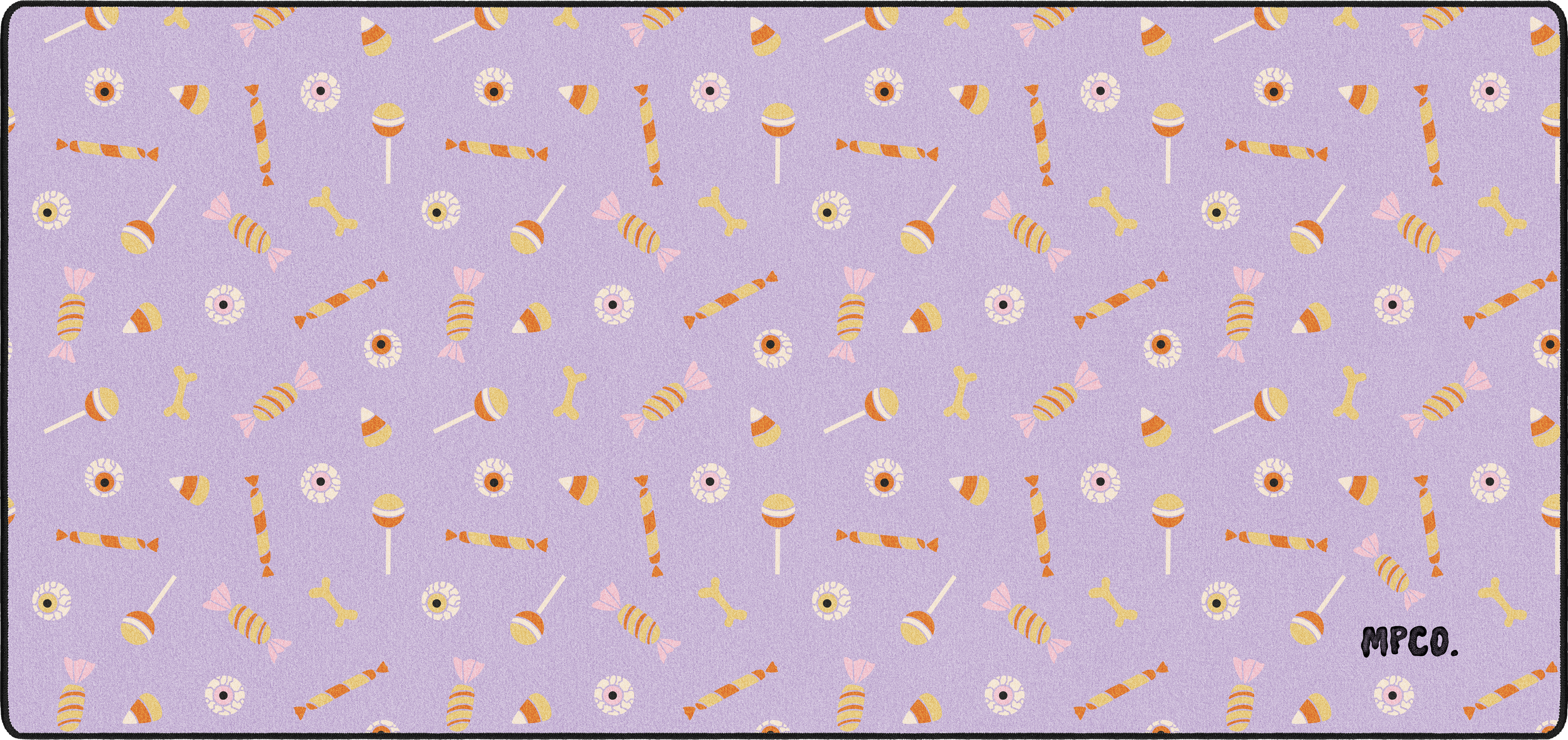 Trick or Treat trick-purp-lrg mousepad