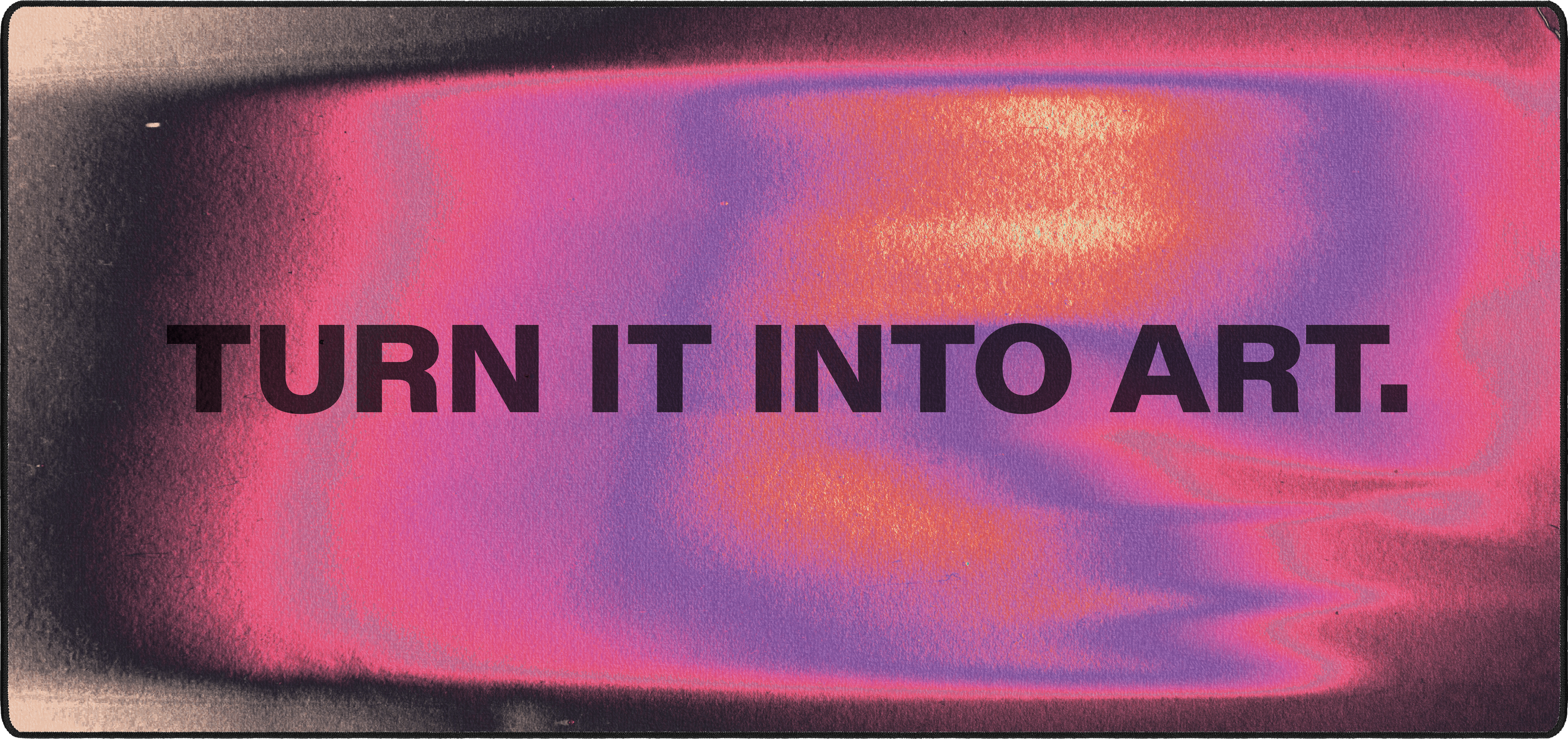Turn It Into Art mousepad thumbnail, Fuchsia, Large/XXL