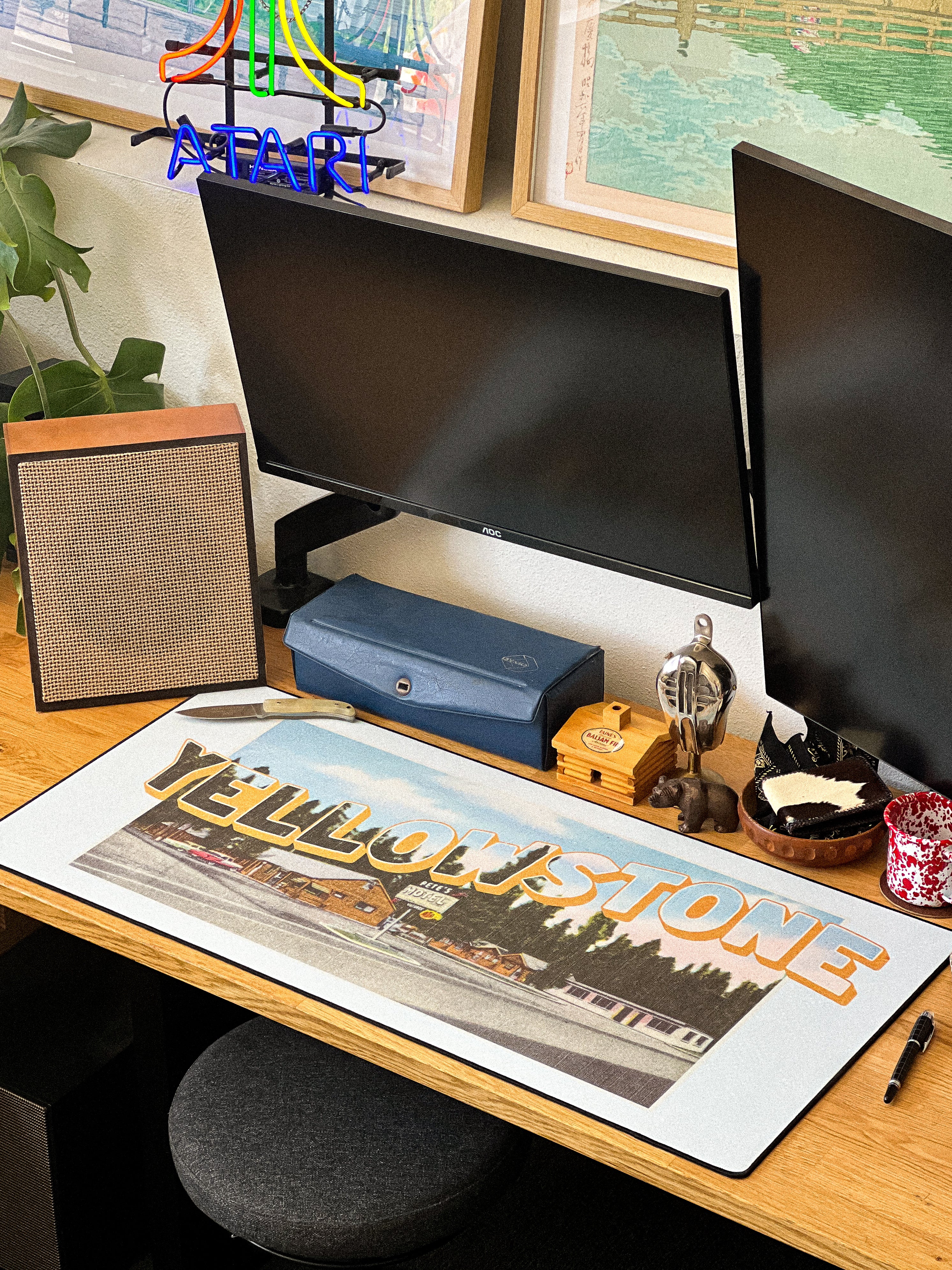 Yellow Stone - Original desk setup