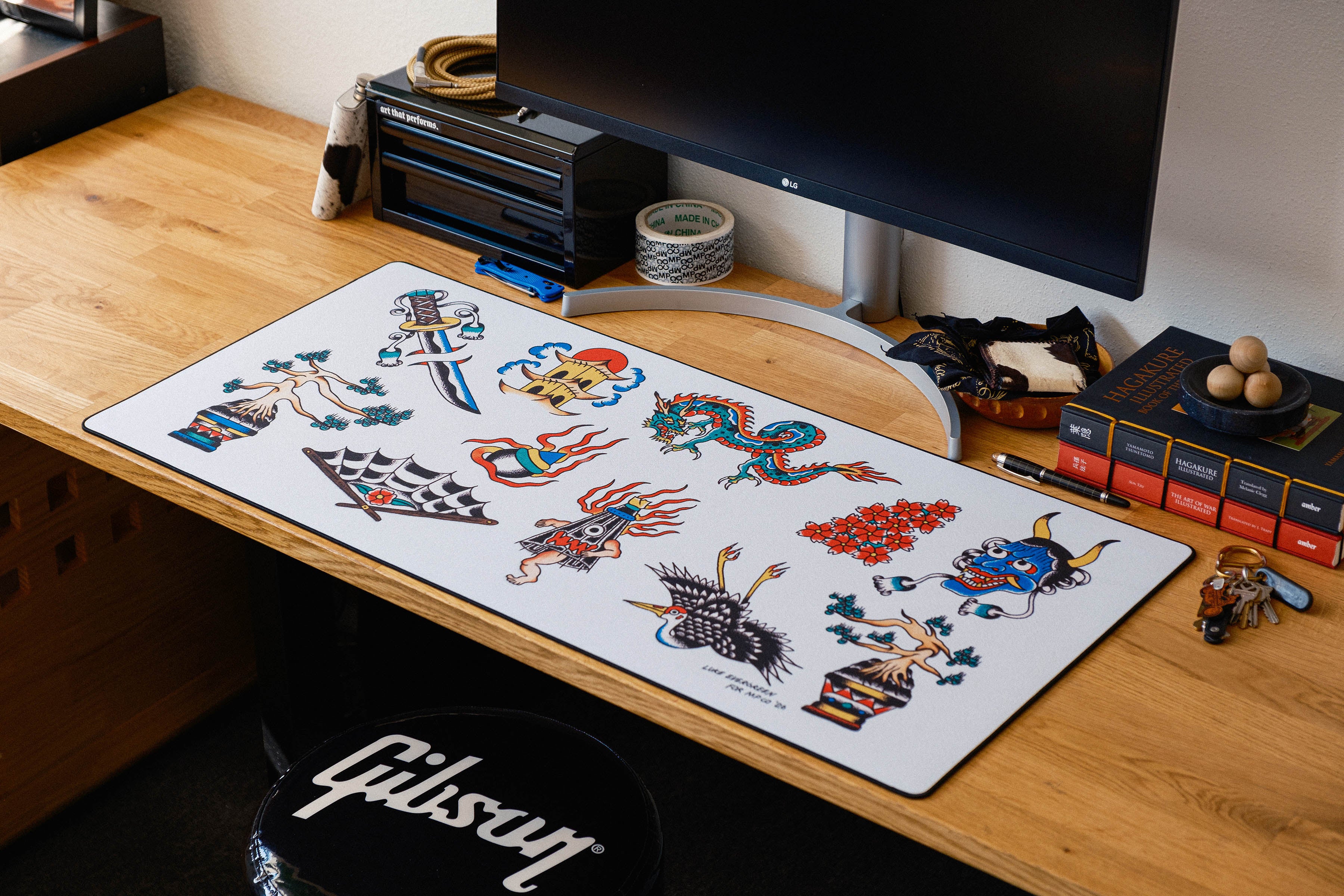 Yūgen Gaming Mousepad | Japanese Desk Mat – Mousepad Co