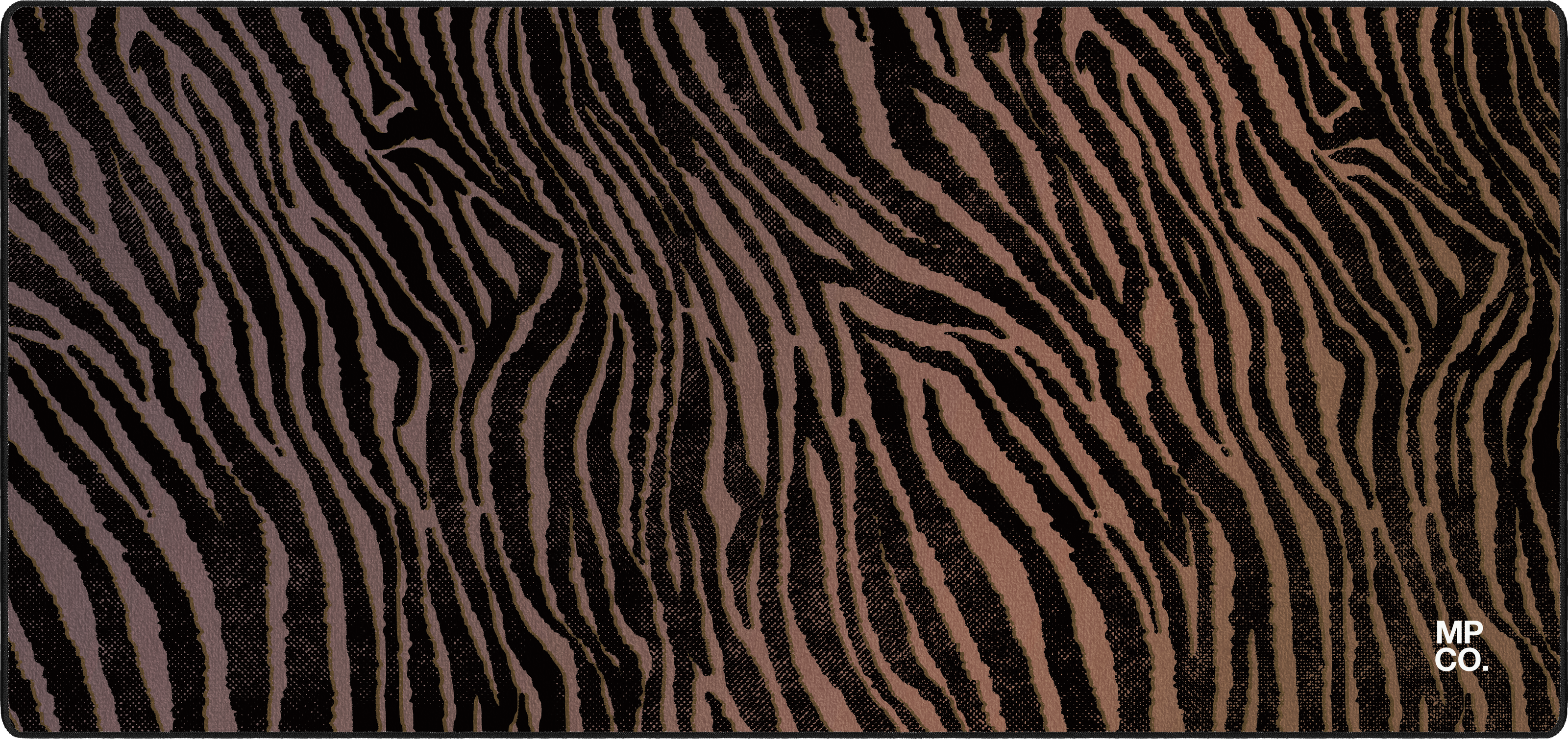 Zebra mousepad thumbnail, Brown, Large/XXL