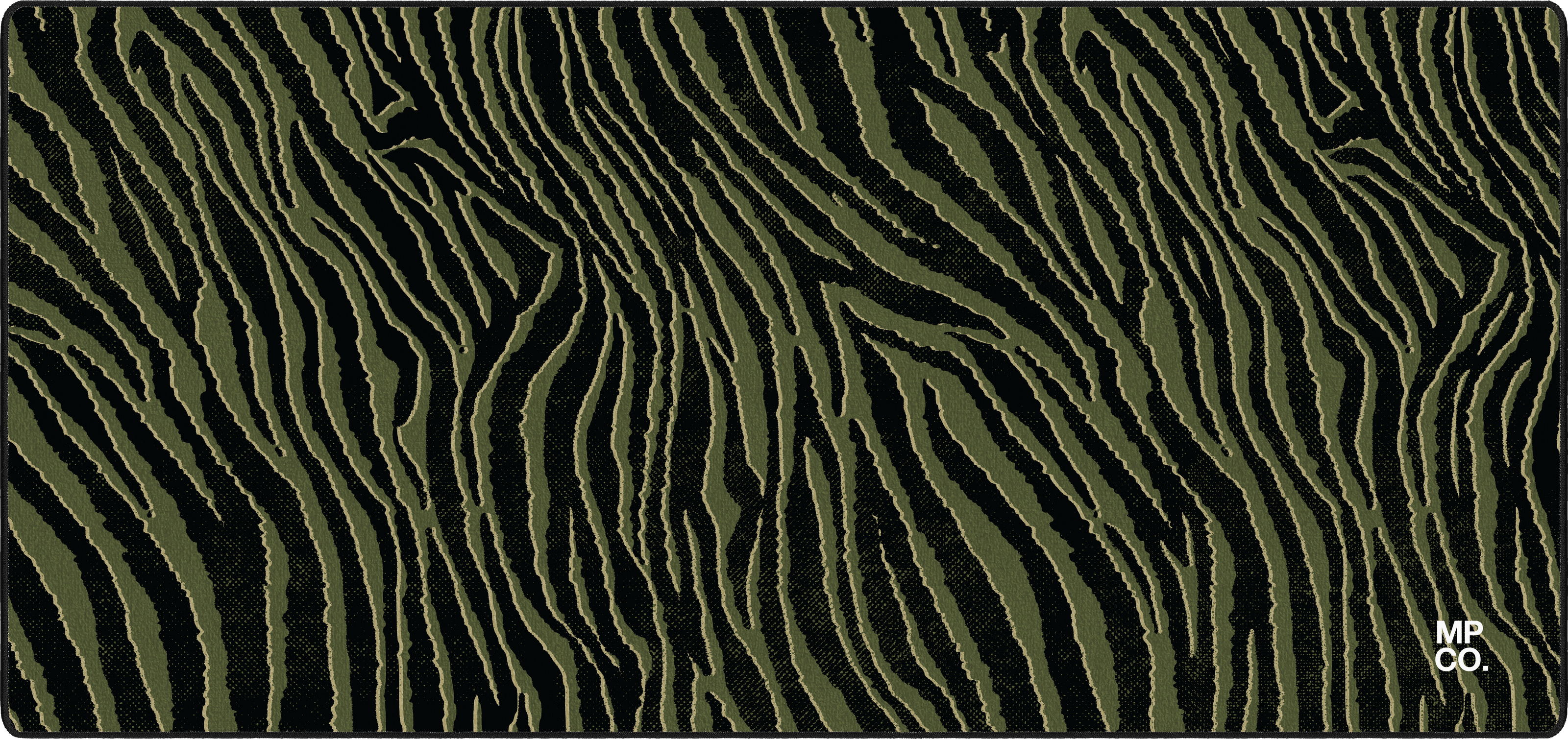 Zebra mousepad thumbnail, Olive, Large/XXL