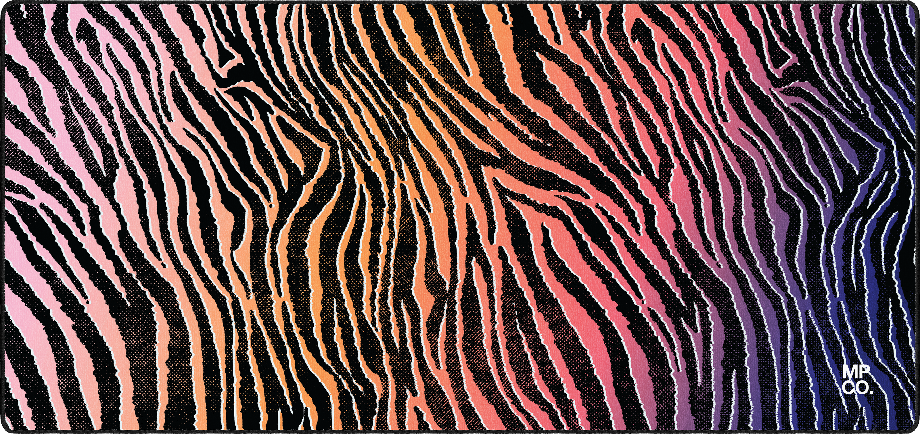 Zebra mousepad thumbnail, Orange, Large/XXL