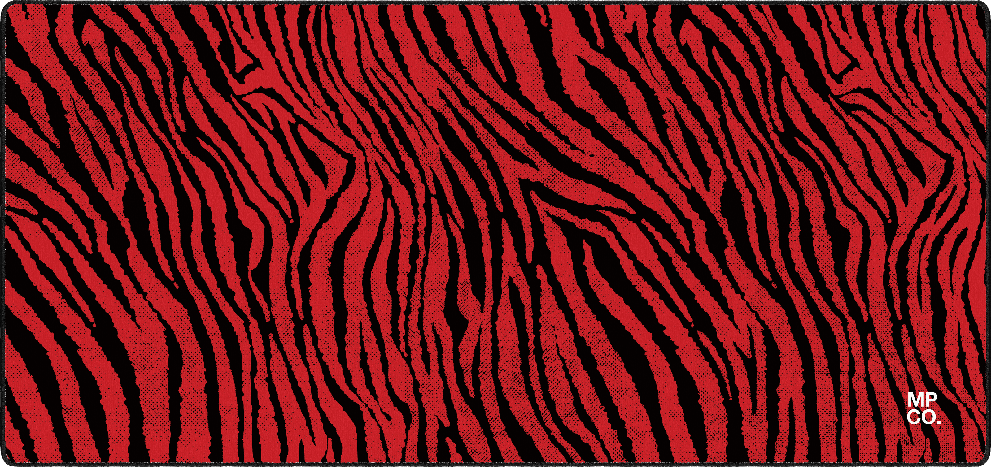 Zebra mousepad thumbnail, Red, Large/XXL