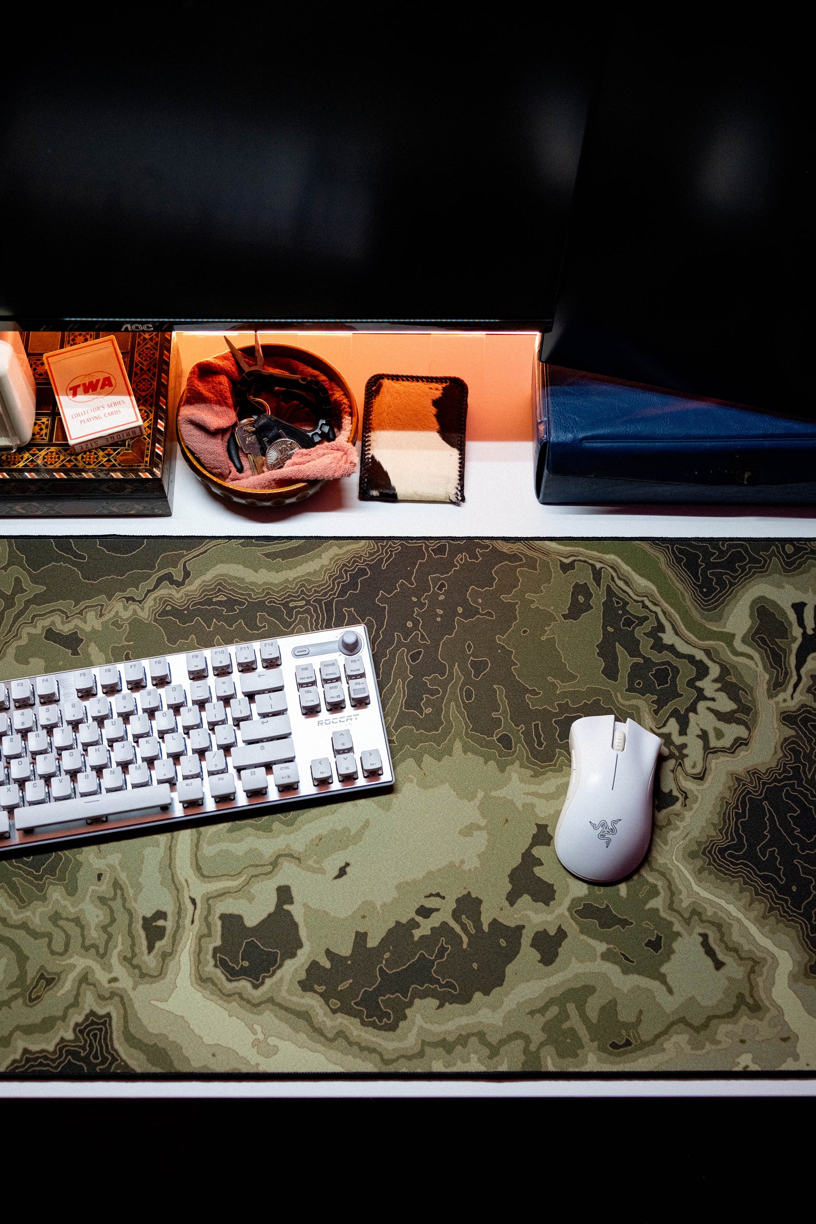 Zoom Map - Green desk setup