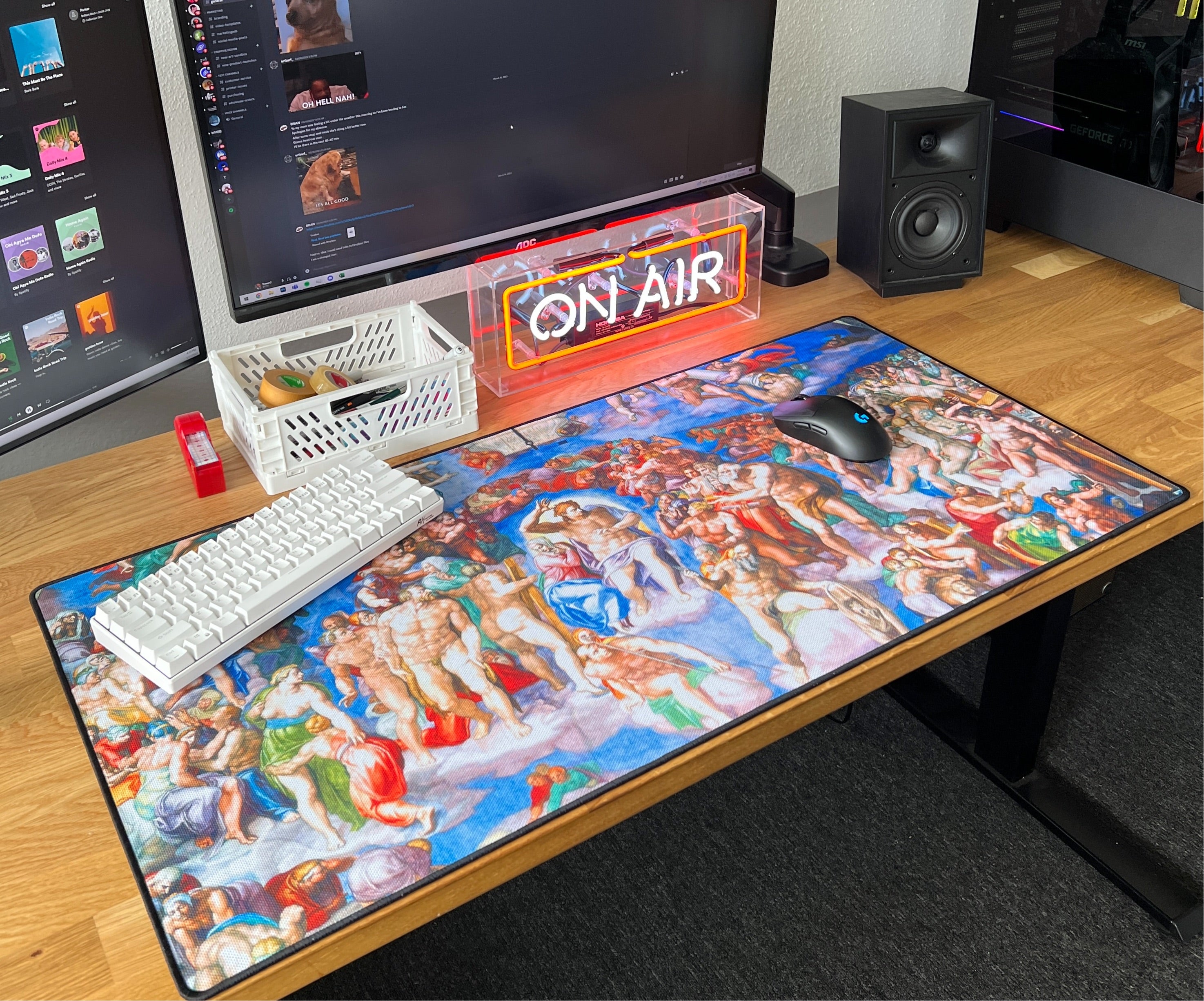 The Last Judgement, by Michelangelo - The Mousepad Company