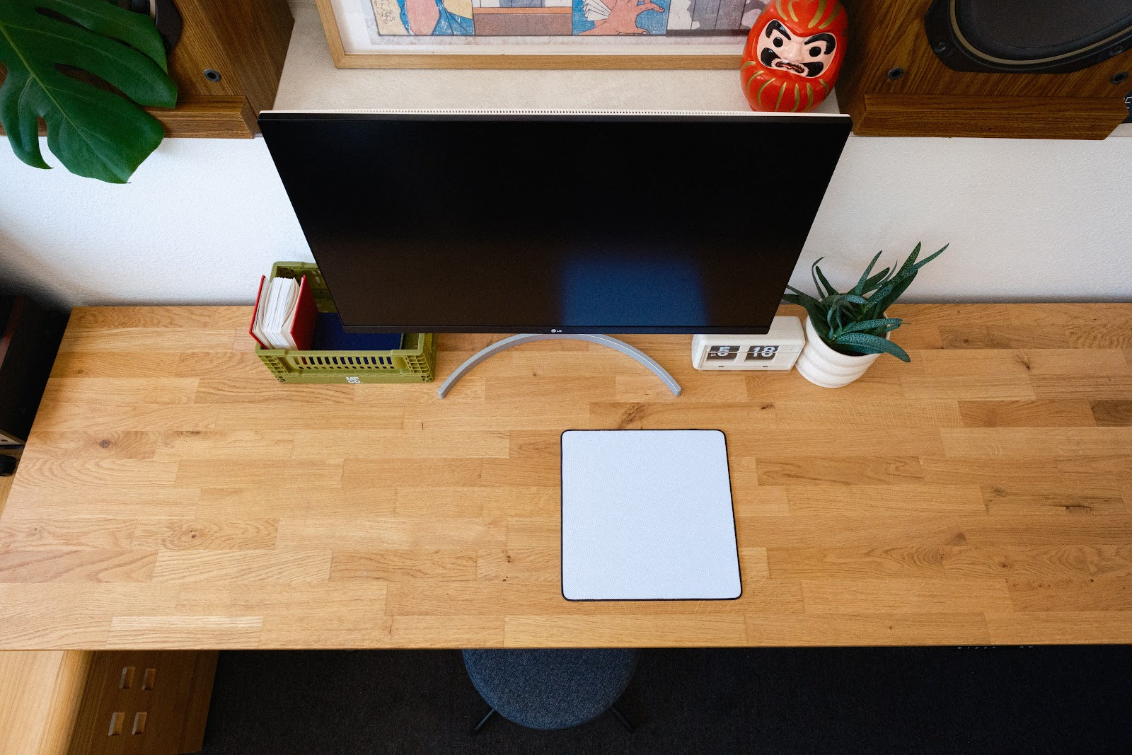 Small mousepad shown on a desk